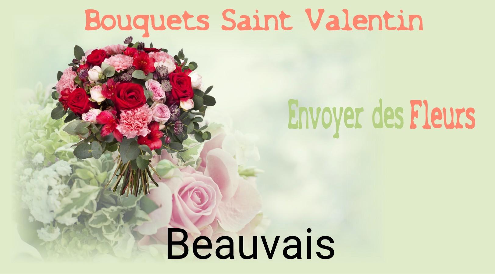 Roses de Saint-Valentin livrées à Beauvais